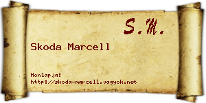 Skoda Marcell névjegykártya